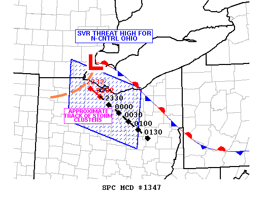 Mesoscale Discussion 1347