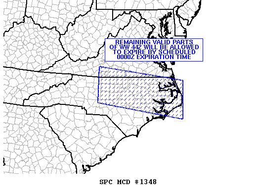 Mesoscale Discussion 1348