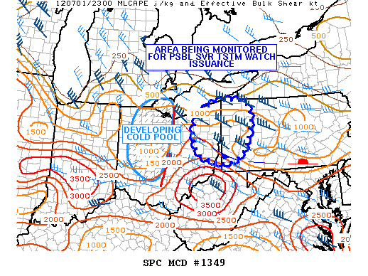 Mesoscale Discussion 1349