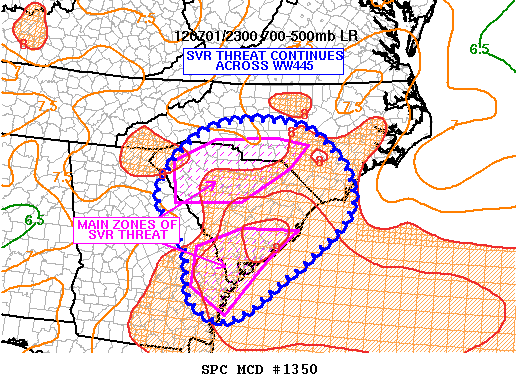 Mesoscale Discussion 1350