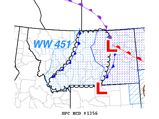 Mesoscale Discussion 1356