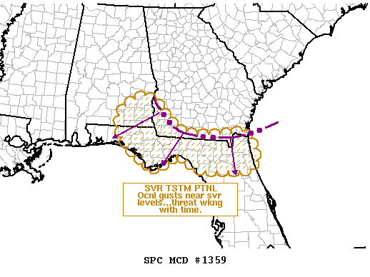 Mesoscale Discussion 1359