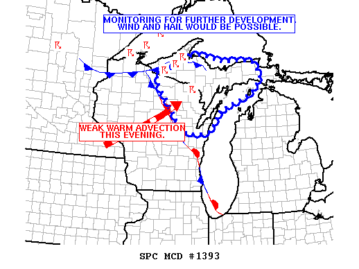 Mesoscale Discussion 1393