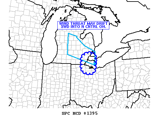 Mesoscale Discussion 1395