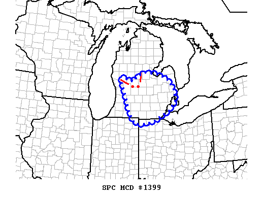 Mesoscale Discussion 1399