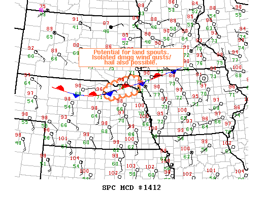 Mesoscale Discussion 1412