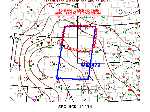 Mesoscale Discussion 1414