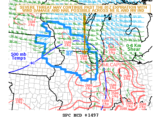 Mesoscale Discussion 1497