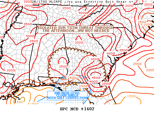 Mesoscale Discussion 1602