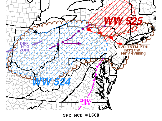 Mesoscale Discussion 1608