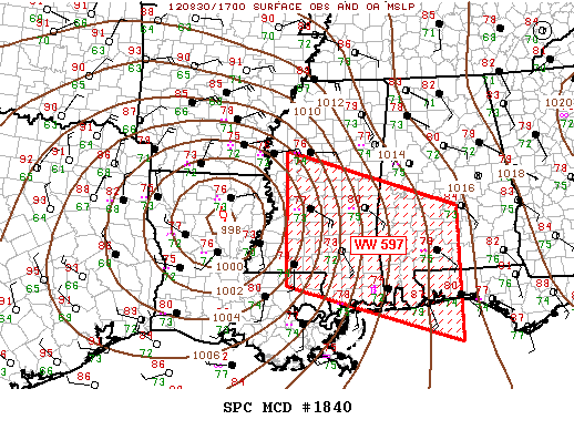 Mesoscale Discussion 1840