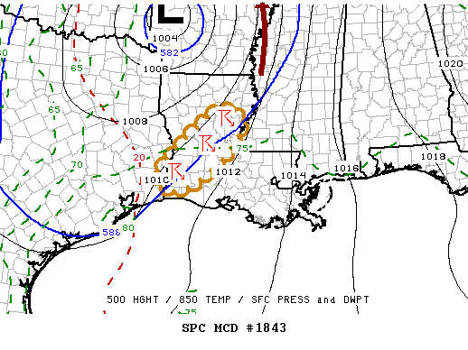 Mesoscale Discussion 1843