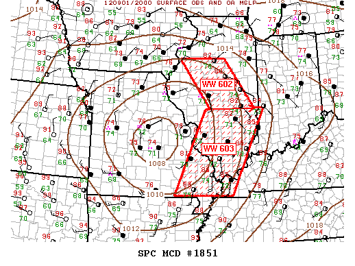 Mesoscale Discussion 1851
