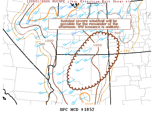 Mesoscale Discussion 1852