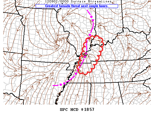 Mesoscale Discussion 1857