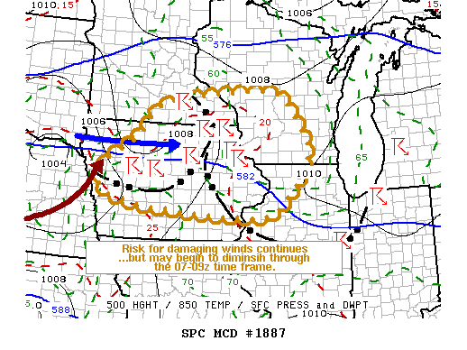 Mesoscale Discussion 1887