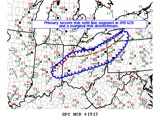 Mesoscale Discussion 1912