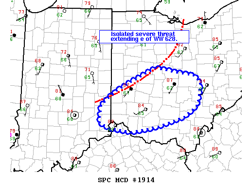 Mesoscale Discussion 1914