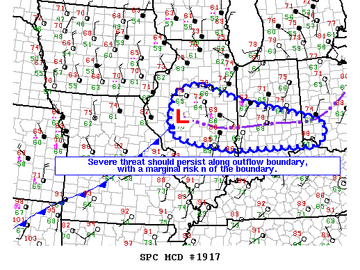 Mesoscale Discussion 1917