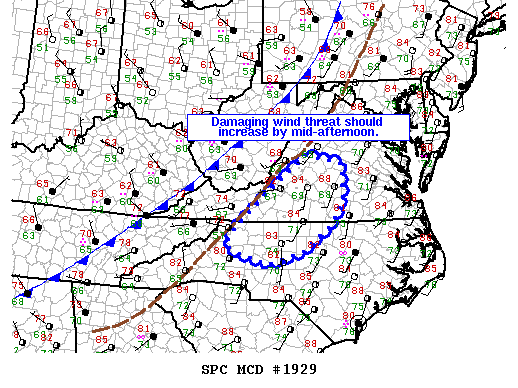 Mesoscale Discussion 1929