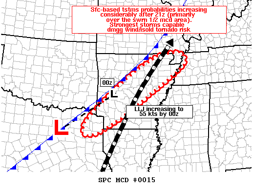 Mesoscale Discussion 15