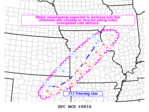 Mesoscale Discussion 16