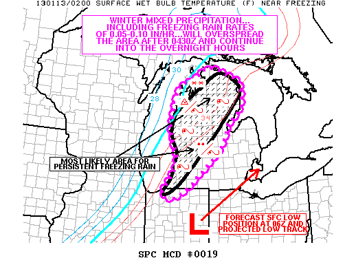Mesoscale Discussion 19