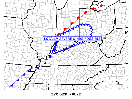 Mesoscale Discussion 22