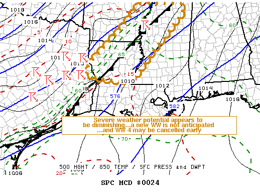 Mesoscale Discussion 24