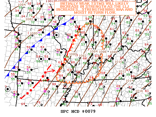 Mesoscale Discussion 79