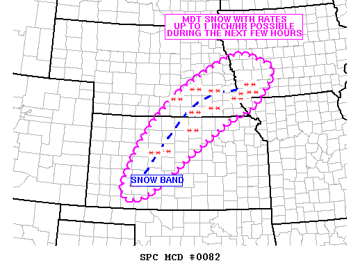 Mesoscale Discussion 82