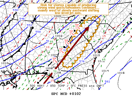 Mesoscale Discussion 102