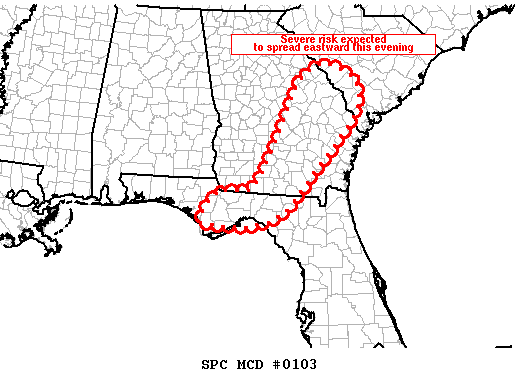 Mesoscale Discussion 103