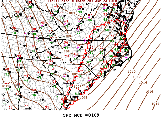 Mesoscale Discussion 109