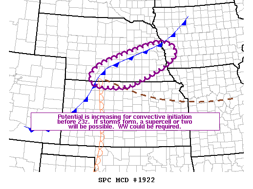 Mesoscale Discussion 1922