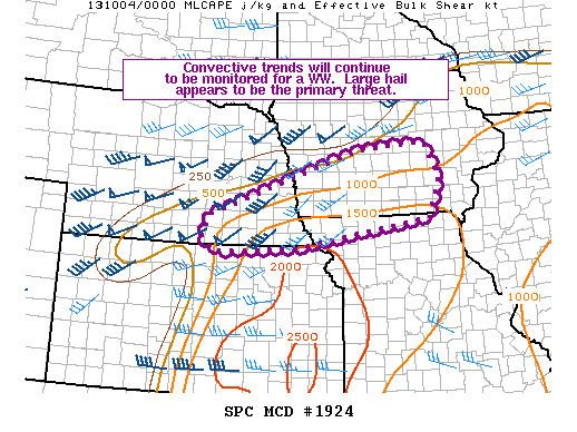 Mesoscale Discussion 1924