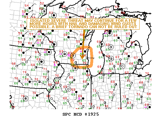 Mesoscale Discussion 1925