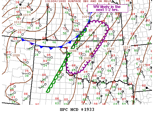 Mesoscale Discussion 1933