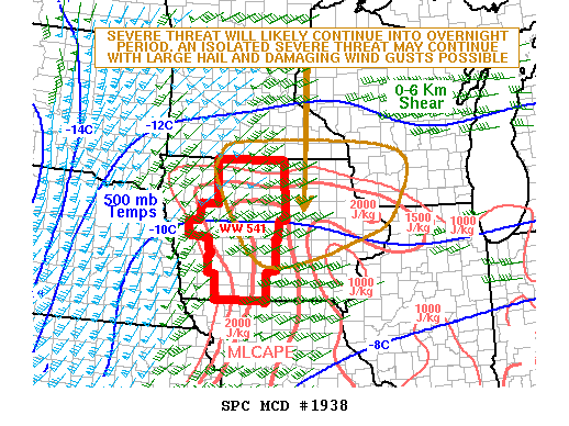 Mesoscale Discussion 1938