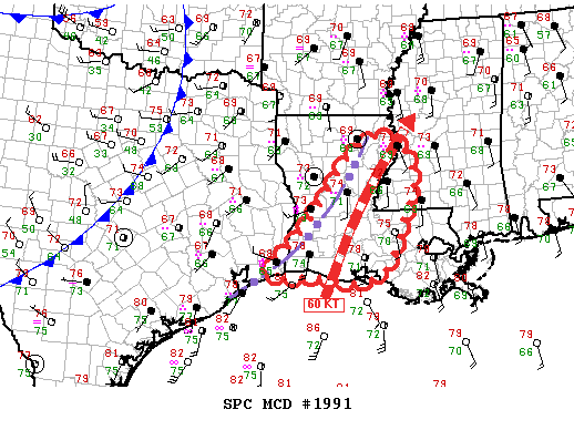 Mesoscale Discussion 1991