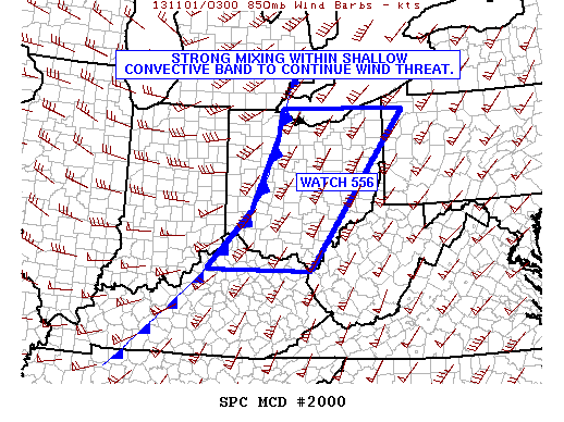 Mesoscale Discussion 2000