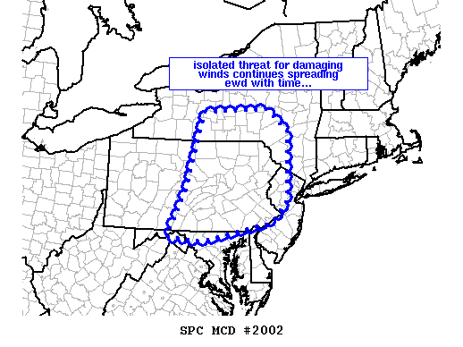 Mesoscale Discussion 2002