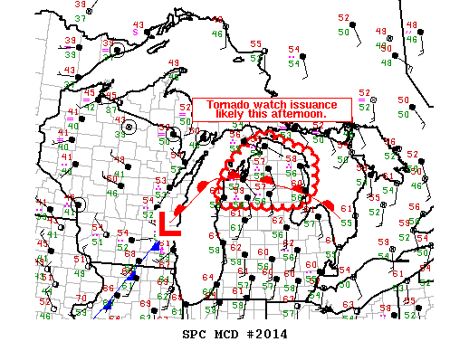 Mesoscale Discussion 2014