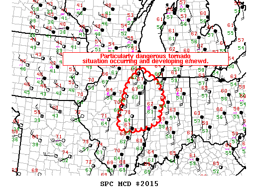 Mesoscale Discussion 2015