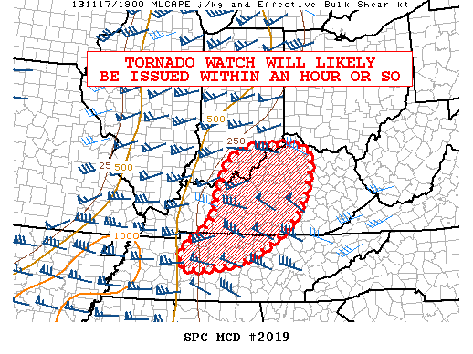 Mesoscale Discussion 2019
