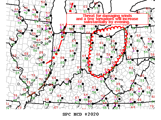 Mesoscale Discussion 2020