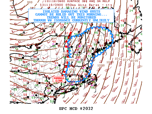 Mesoscale Discussion 2032