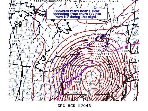 Mesoscale Discussion 2046