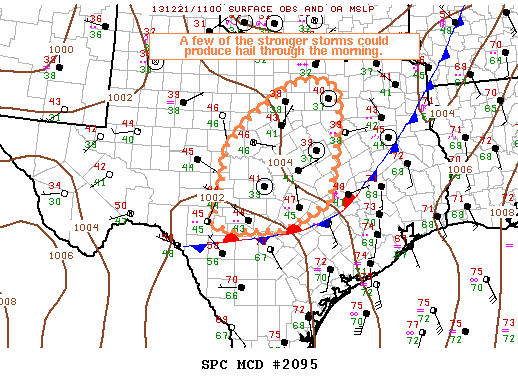 Mesoscale Discussion 2095