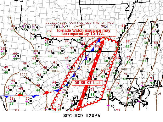 Mesoscale Discussion 2096